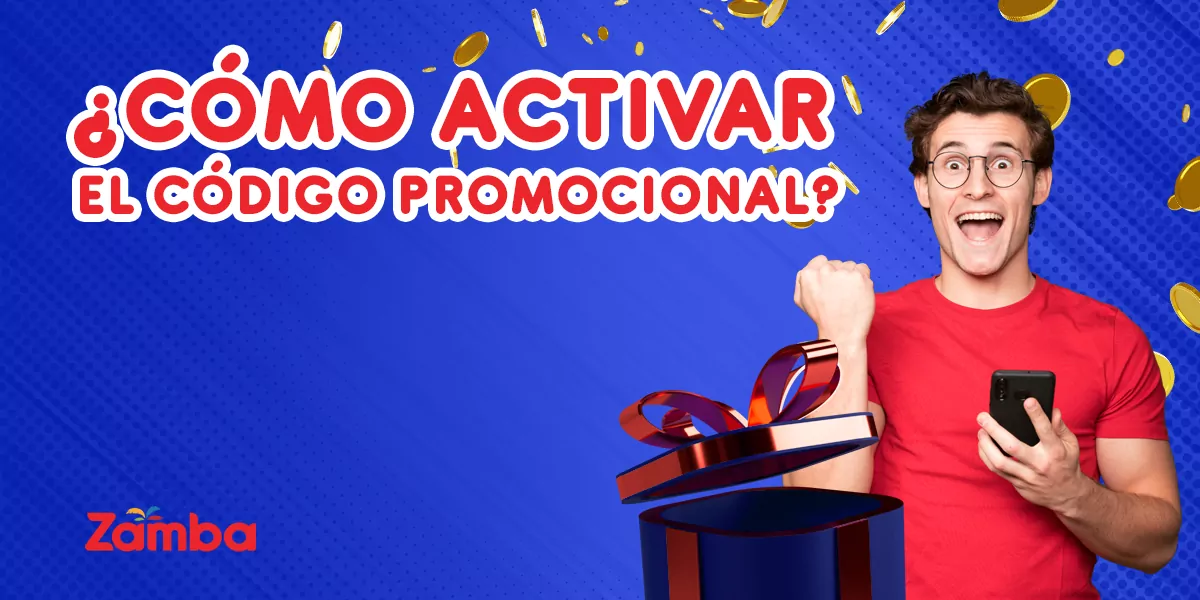 Instructions for beginners how to activate a promo code on Zamba
