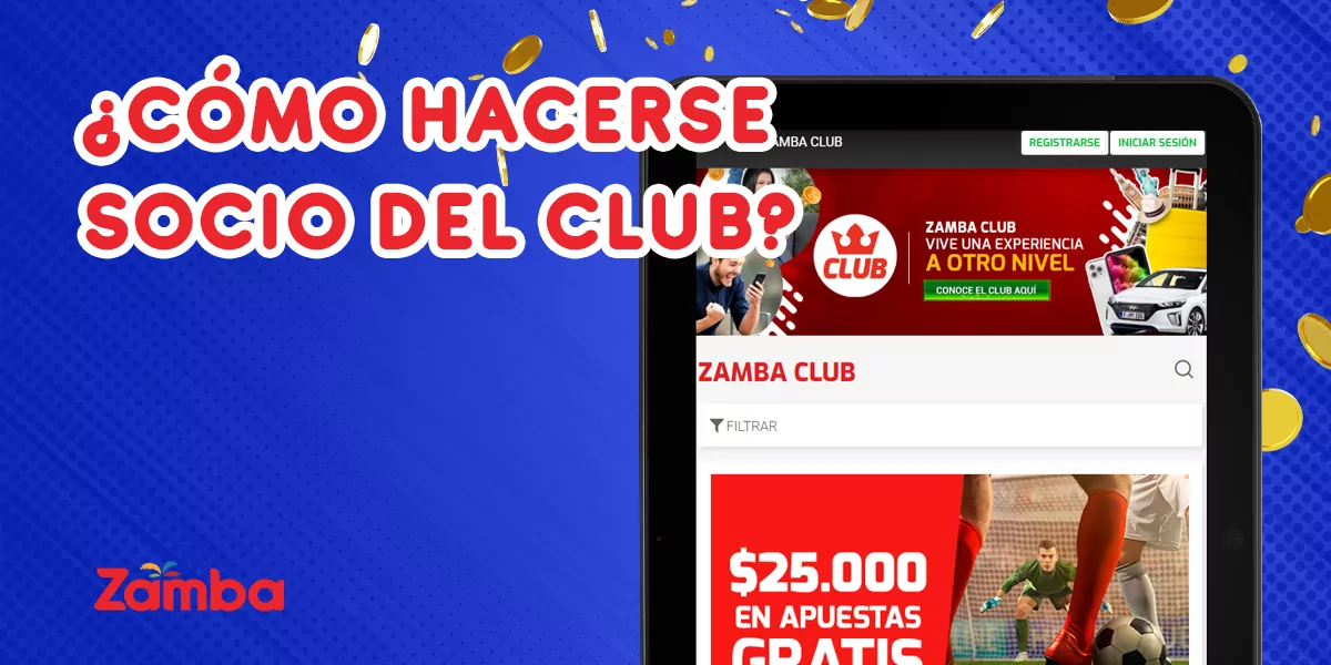 Cómo unirse al club de bonos en el sitio web Zamba