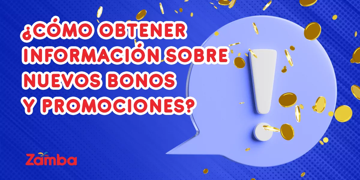 Available ways to learn about new bonuses on Zamba bookmaker's website