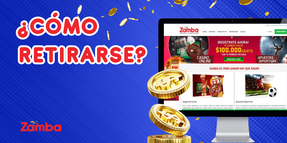 Instrucciones paso a paso de cómo retirar fondos del sitio web de la casa de apuestas Zamba