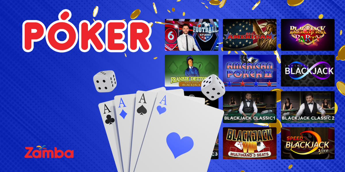 Póquer en el casino en línea Zamba: juegos disponibles y características
