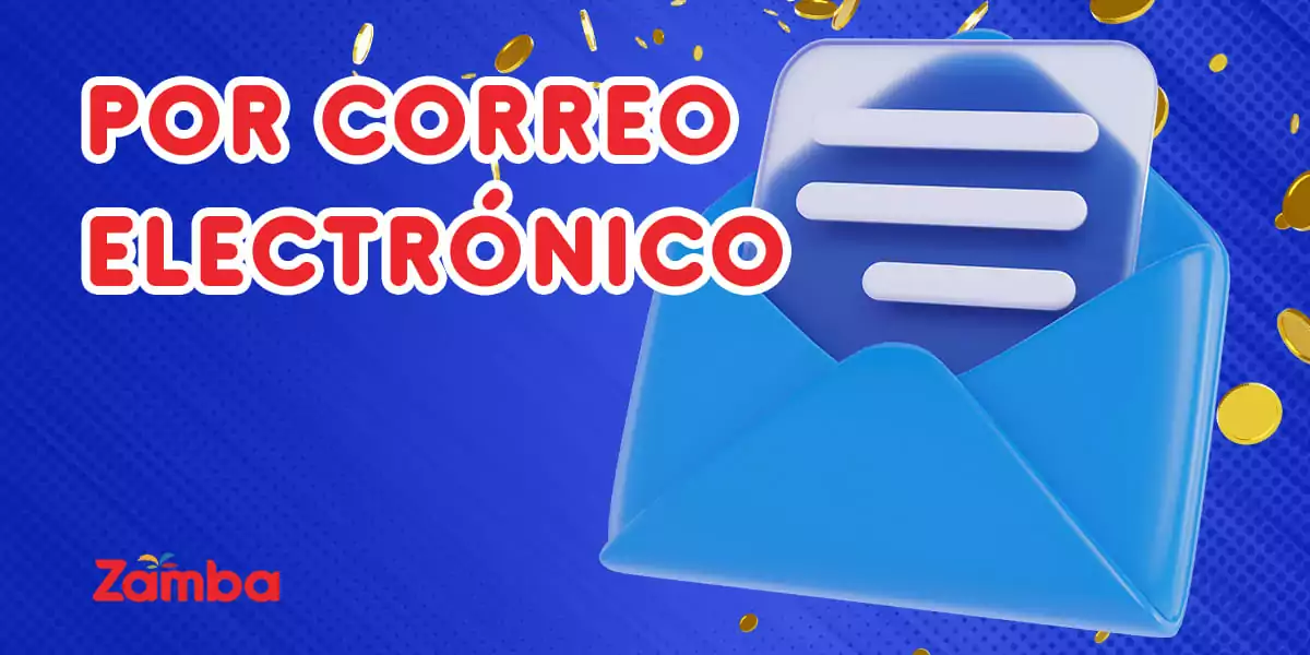 Cómo pueden contactar los usuarios del casino online Zamba con el equipo de soporte vía email